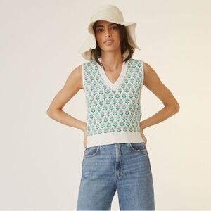 Maeve Jacquard sweater vest